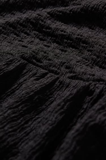 Donna - Vestito a portafoglio - nero