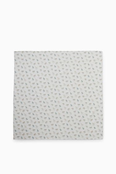Unisex - Baby-Decke - weiß