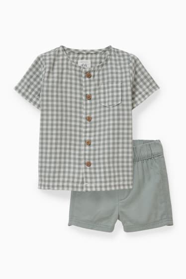 Babys - Baby-Outfit - 2 teilig - mintgrün