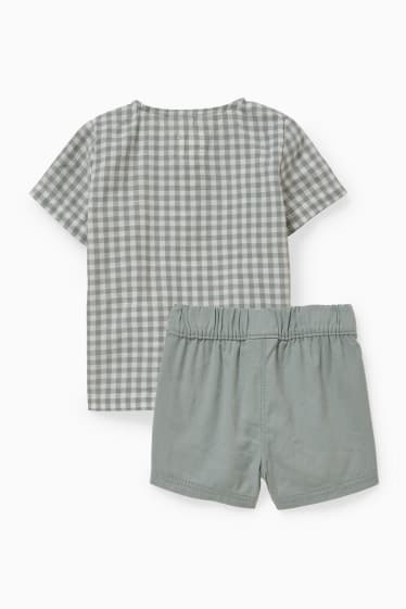 Babys - Babyoutfit - 2-delig - mintgroen