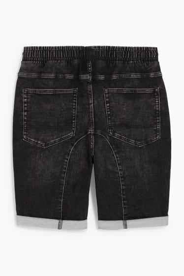 Herren - Jeans-Shorts - LYCRA® - dunkeljeansgrau