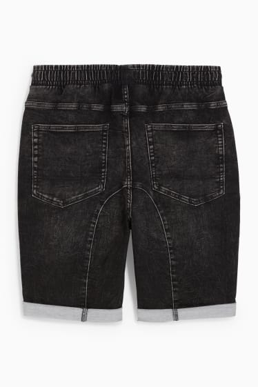 Hommes - Short en jean - LYCRA® - jean gris foncé