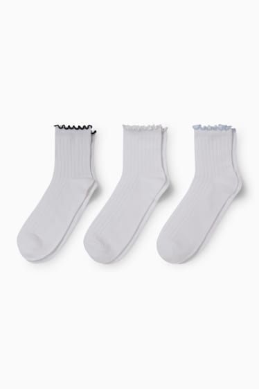 Dona - Paquet de 3 - mitjons - blanc