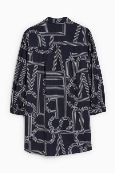 Women - Blouse - dark blue
