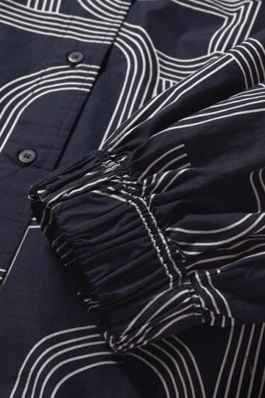 Women - Blouse - dark blue