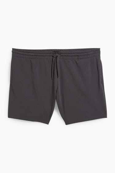 Bărbați - Pantaloni scurți trening - gri