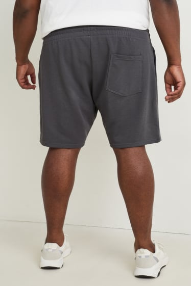 Bărbați - Pantaloni scurți trening - gri