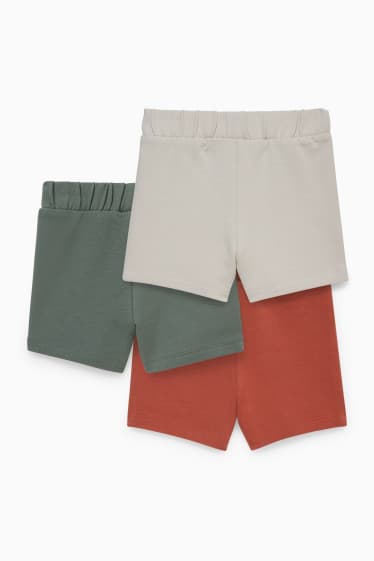 Bébés garçons - Lot de 3 - shorts en molleton pour bébé - vert