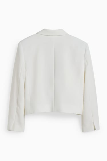 Femmes - Blazer de bureau - relaxed fit - blanc