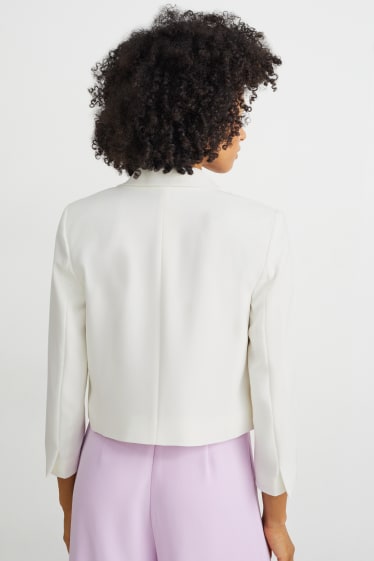Femmes - Blazer de bureau - relaxed fit - blanc