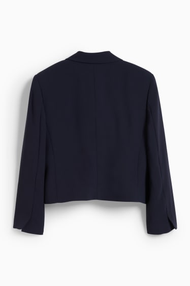Femmes - Blazer de bureau - relaxed fit - bleu foncé