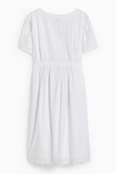 Damen - Still-Kleid - weiß