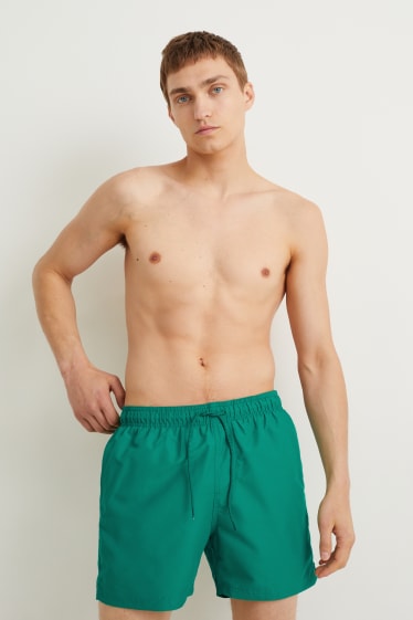 Hommes - Short de bain - vert