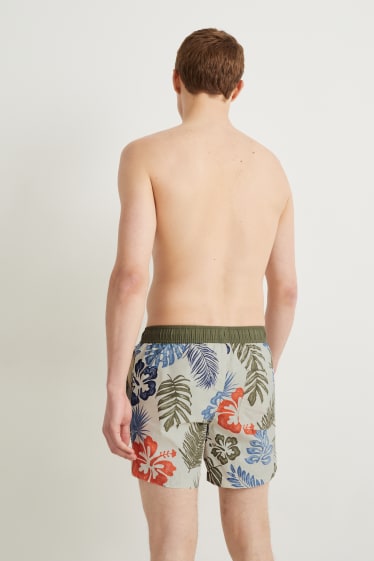 Herren - Badeshorts  - cremeweiss