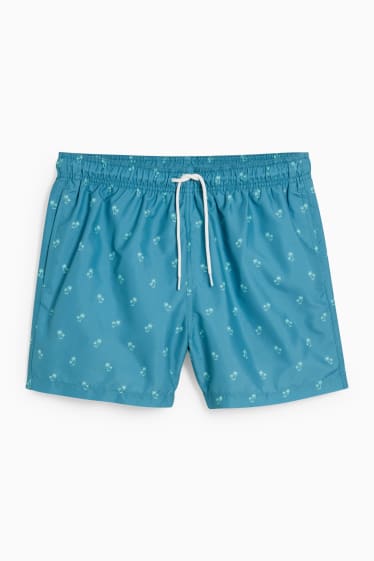 Heren - Zwemshorts - donkerturquoise