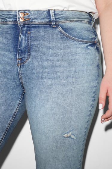 Jóvenes - CLOCKHOUSE - skinny jeans - mid waist - LYCRA® - vaqueros - azul claro