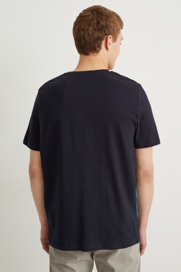 Men - T-shirt - dark blue