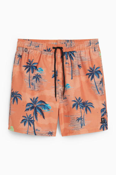 Hommes - Short de bain - orange