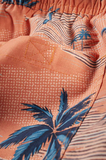 Hommes - Short de bain - orange