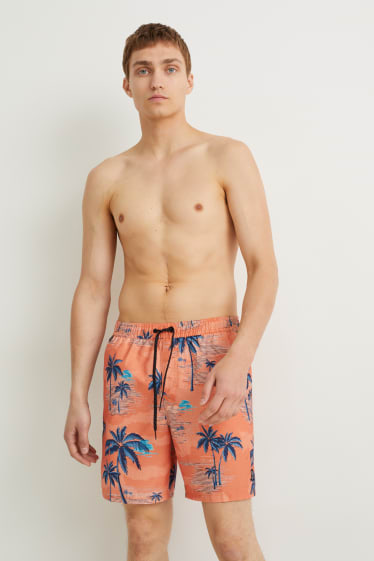 Hommes - Short de bain - orange