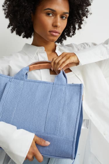 Damen - Tasche - helljeansblau