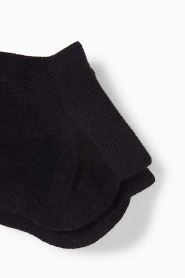 Enfants garçons - Lot de 5 paires - socquettes de sport - noir