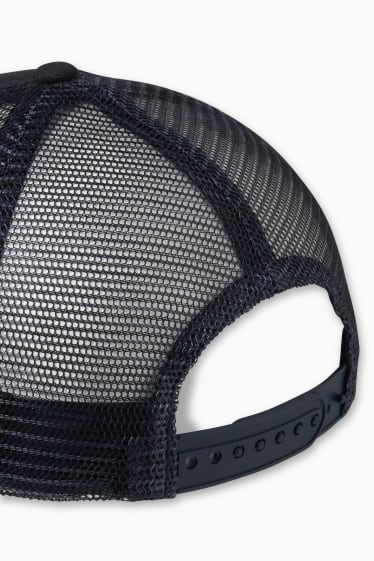 Hommes - Casquette - bleu foncé