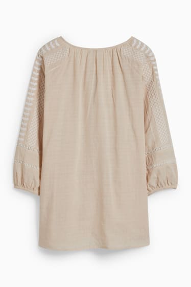 Dames - Blouse - licht beige