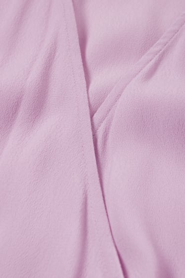 Dámské - Zavinovací šaty - světle fialová