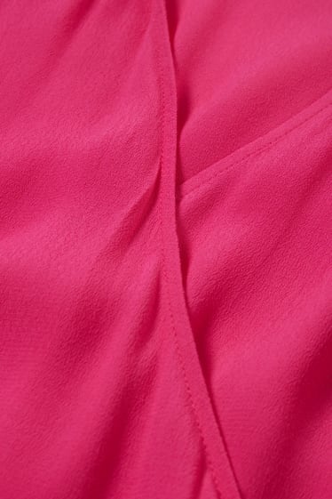 Dames - Wikkeljurk - fuchsiarood