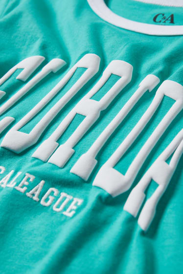 Kinder Mädchen - Kurzarmshirt - grün