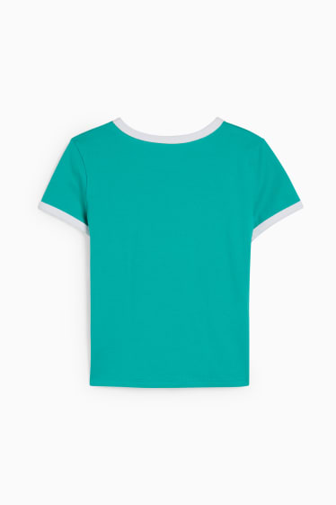 Kinder Mädchen - Kurzarmshirt - grün
