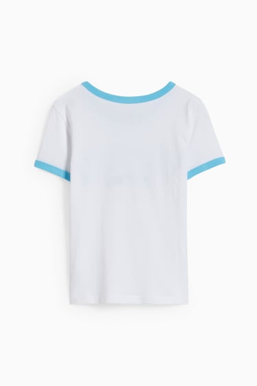 Kinder Mädchen - Kurzarmshirt - weiß