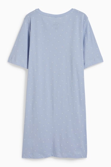 Dona - Camisa de dormir - de llunes - Bambi - blau clar