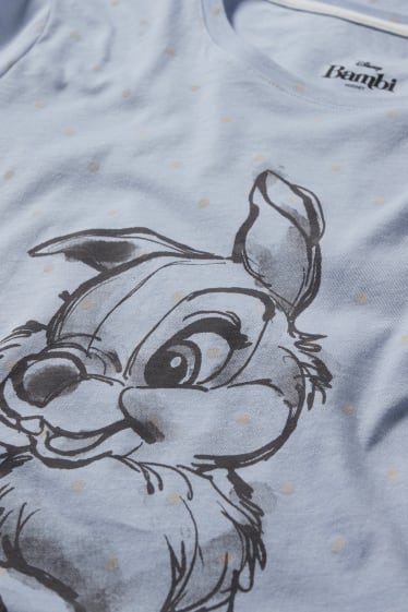 Dona - Camisa de dormir - de llunes - Bambi - blau clar