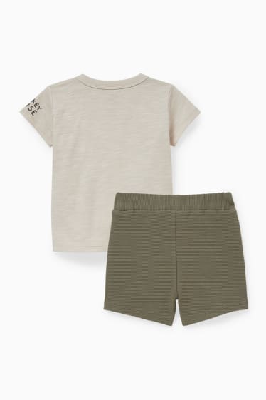 Bébés garçons - Mickey Mouse - ensemble pour bébé - 2 pièces - vert / beige