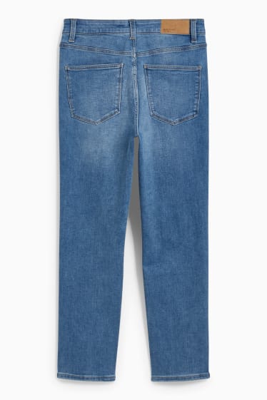 Kobiety - Slim jeans - wysoki stan - dżins-niebieski