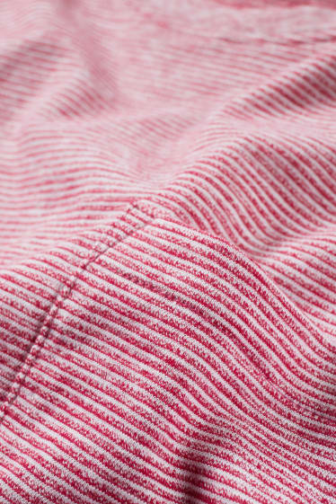 Home - Samarreta de màniga curta - de ratlles - rosa fosc
