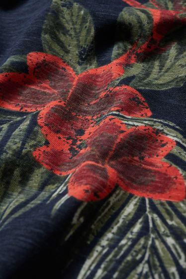 Hommes - T-shirt - bleu foncé