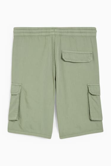 Children Boys - Cargo shorts - green