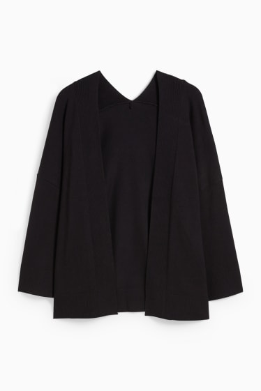Damen - Strickjacke - schwarz