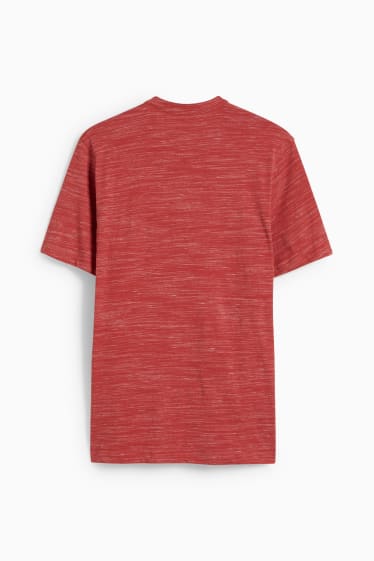Mężczyźni - T-shirt - czerwony