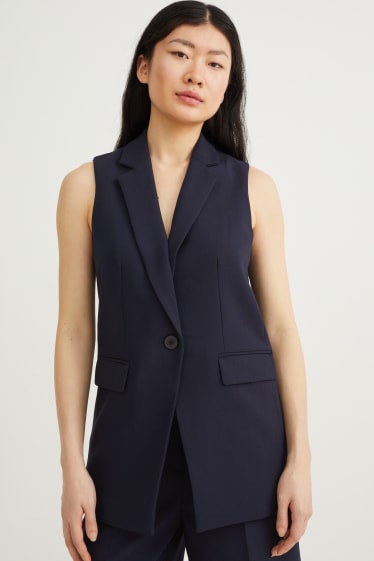 Femmes - Gilet - bleu foncé