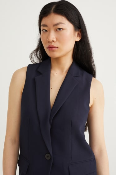 Femmes - Gilet - bleu foncé