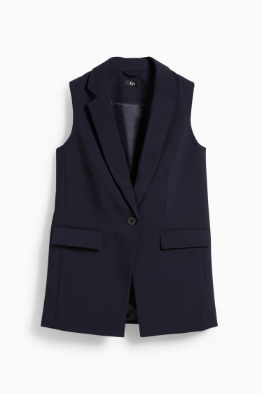 Femmes - Gilet - bleu foncé