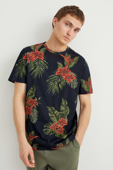 Hommes - T-shirt - bleu foncé