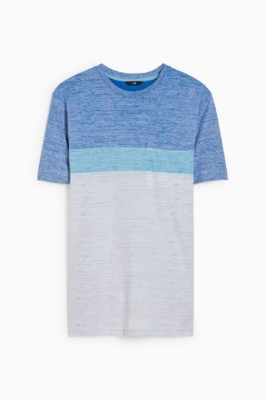 Hommes - T-shirt - bleu
