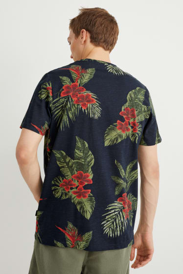 Hommes - T-shirt - bleu foncé
