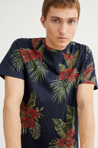 Hommes - T-shirt - bleu foncé