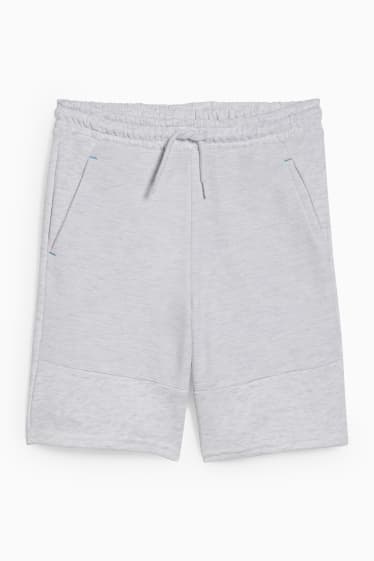 Niños - Shorts deportivos - gris